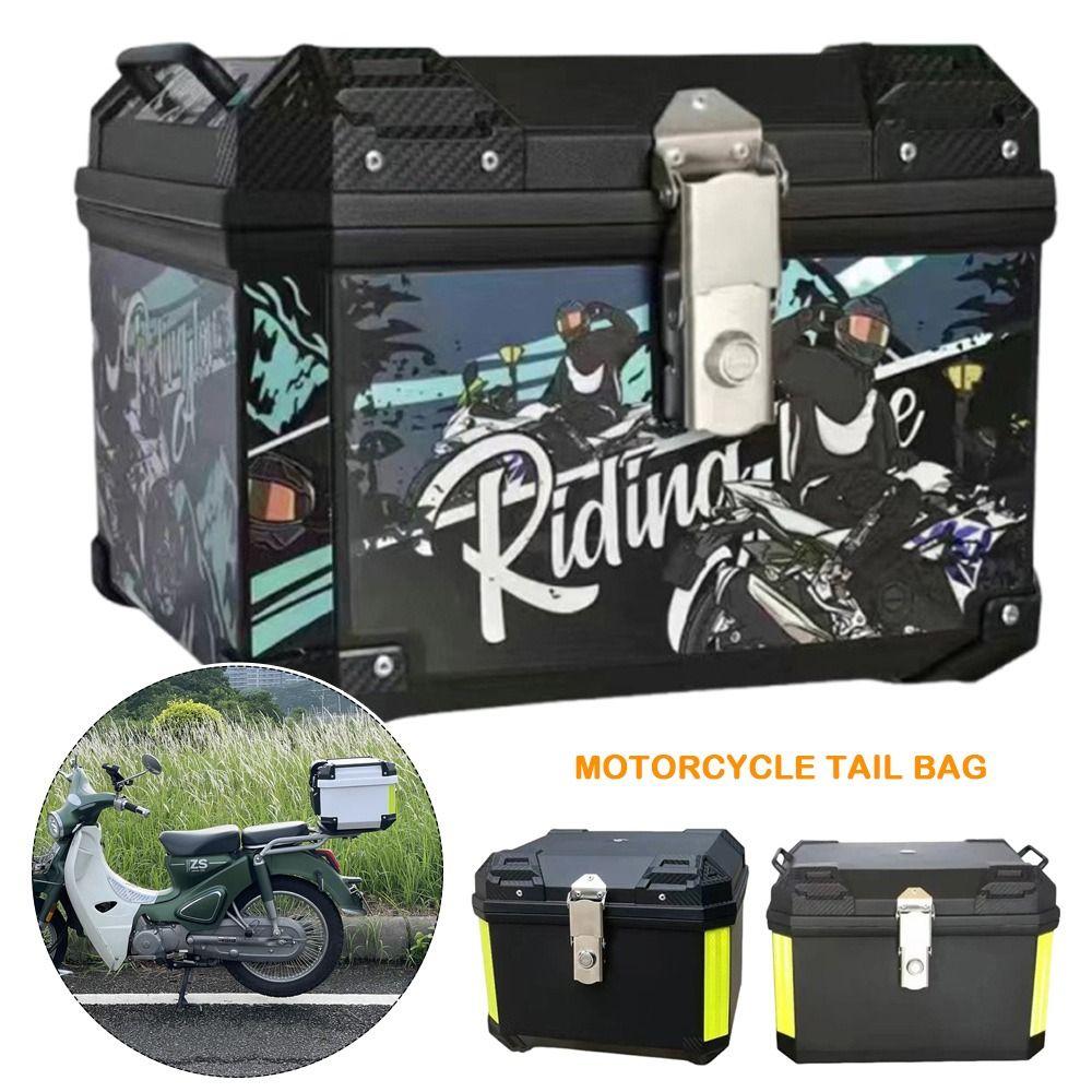 36L Motorcycle Trunk Waterproof Bike Accessories Spacious Motorcycle Accessories  Motorcycle Use