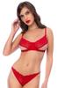 Two-Piece Set In Red Lace Mal8903 Rd