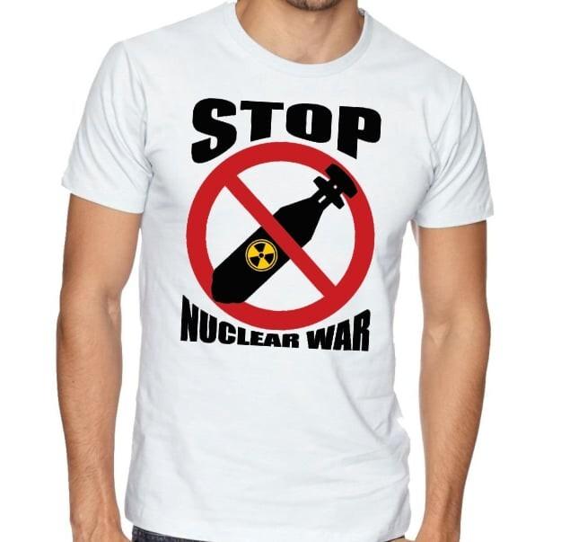 

Stop Nuclear War T shirt tee Iran 3XL