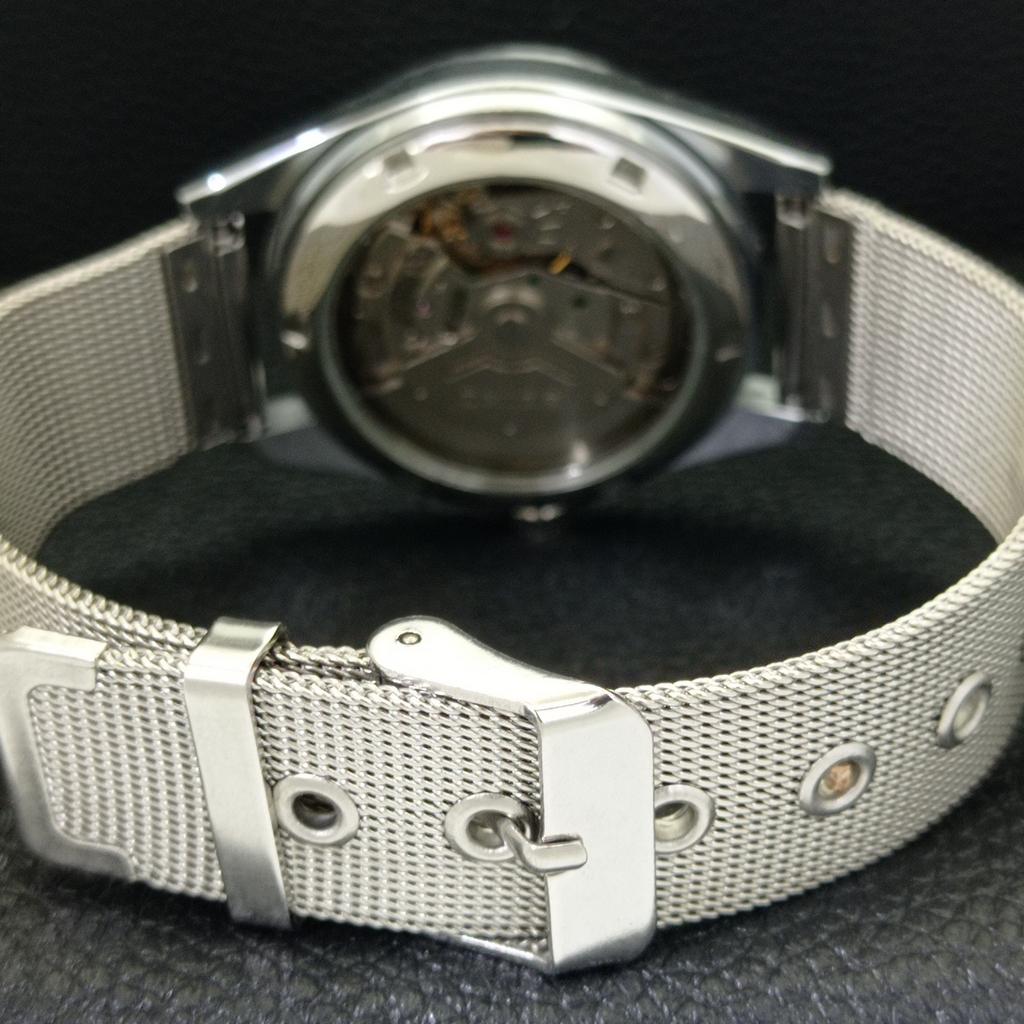MENS VINTAGE REFURBISHED SEIKO 5 AUTOMATIC JAPAN RED COLOR DIAL WATCH A440371-9 Sk-a440371-1