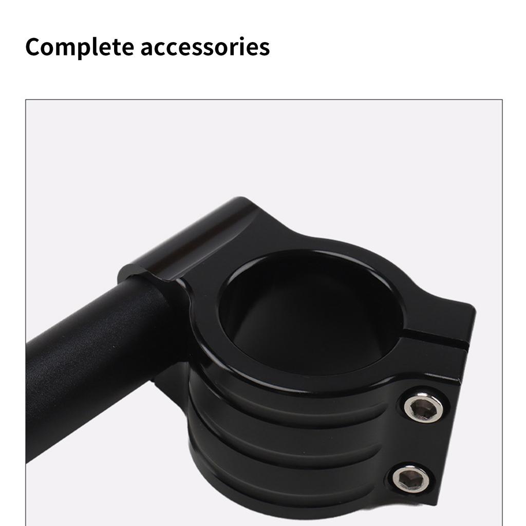 Aluminum Risers Clip on Handle Bars with Adjustable Fit Comfortable ridings  Handlebars 35mm Handle Bars Risers for Bikes