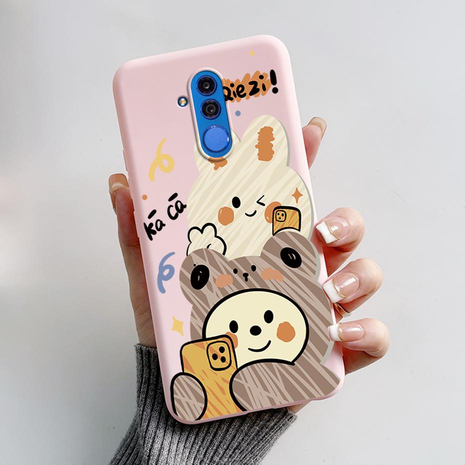 

For Huawei Mate 20 Lite Case SNE-AL00 SNE-LX1 LX2 Cute Rabbit Panda Cover Soft Silicone Phone Case For Huawei Mate 20 Lite Coque Huawei Mate 20 Lite