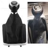 5 6 Speed Gear Shift Knob Lever Gaiter Boot Cover Case For Volkswagen VW Passat B6 B7 2005-2011 Car Styling
