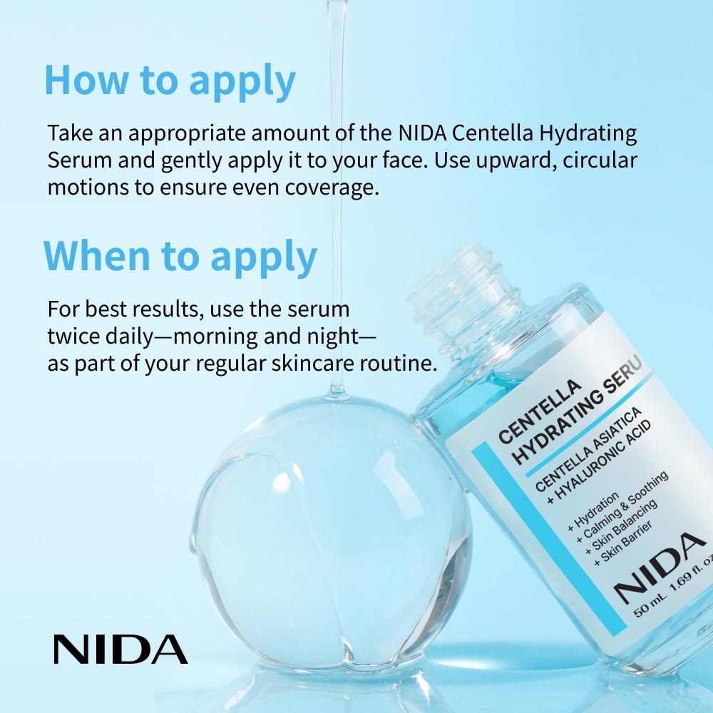 Nida Centella Hydraterend Serum 50ml (+Gratis cadeau)
