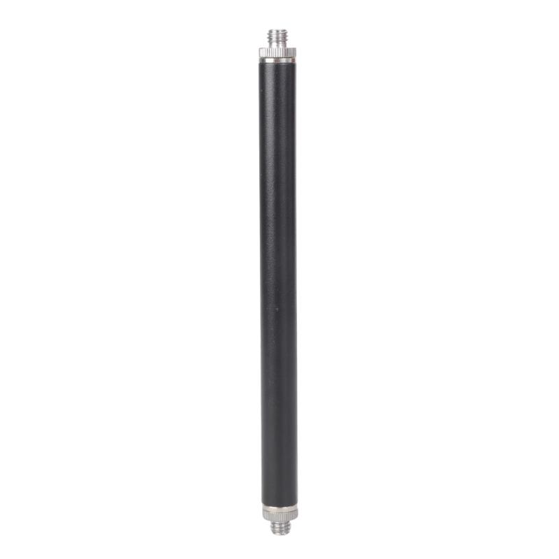Metal 1/4 Female Thread Extension Rod for Photography Equipment with 1/4 to 3/8 Screw Adapter 10/20/30cm Length Option