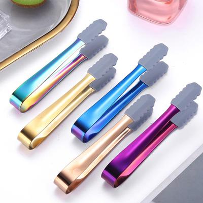 Food Serving Clamp High Strength Kitchen Supplies Lightweight Mini Sugar Ice Cube Tongs Practical Multipurpose