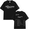 Rapper QUEVEDO Tour 2025 Graphic T Shirt Men's Retro Breathable High Quality Fashion T-shirt Man Retro Cotton T-shirt Streetwear