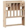 Solid Wood Bed without Mattress 75 x 190 cm Pine Wood