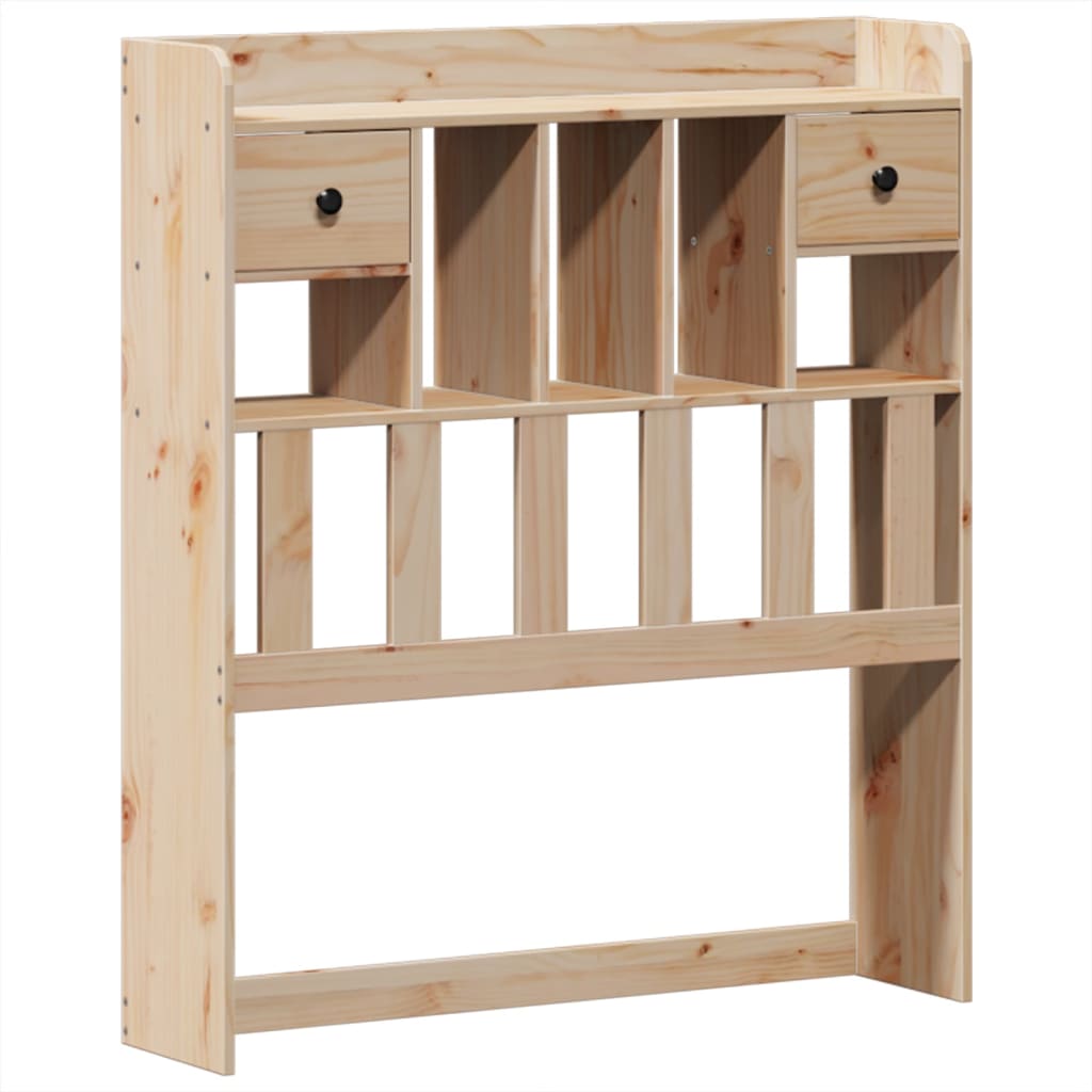 Solid Wood Bed without Mattress 75 x 190 cm Pine Wood