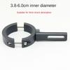 ABLZ-2Pcs Adjustable Motorcycle Headlight Holder Motorcycle Light Bracket Universal Headlight Spotlight Mount Bracket 20-38MM Du