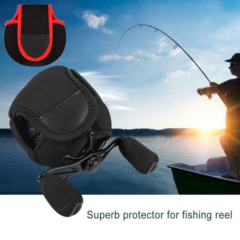 Protection Fishing Reel Bag for Baitcasting/Trolling Reels Black Color