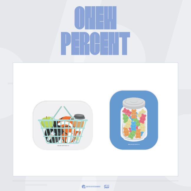 

Предзаказ ONEW POP-UP Store PERCENT Коврик для мыши A type