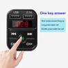 FM-Transmitter Bluetooth Auto 3.1A Dual USB-Anschluss + Typ-C-Aufladung Freisprechanruf Drahtloser Aux-Audio-Radiomodulator MP3-Player