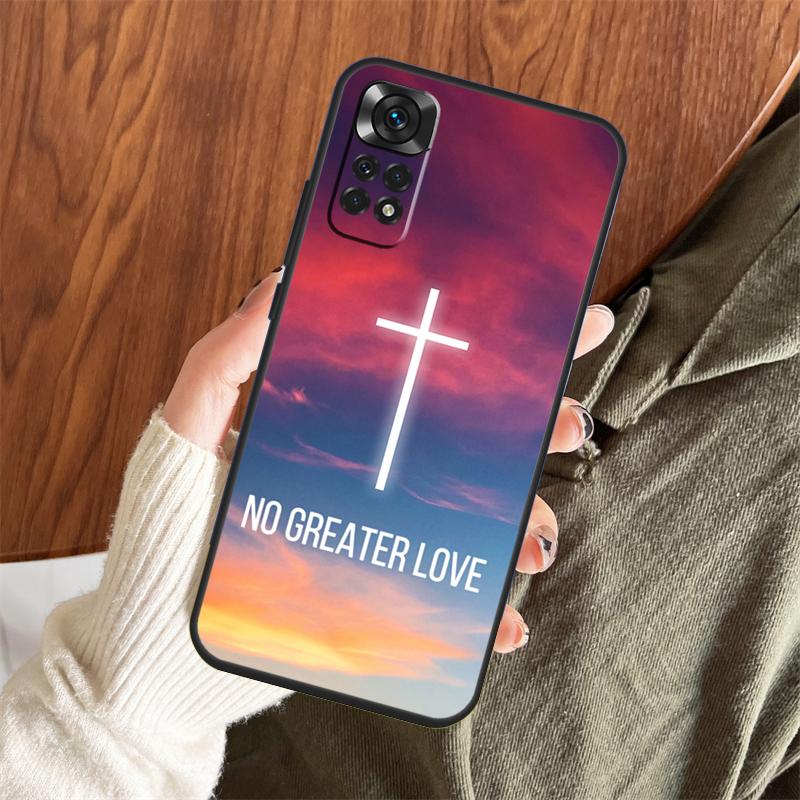 

Jesus Christ God Bless You Case For Xiaomi Redmi Note 14 Pro 13 12 11 10 15 Pro Plus Redmi 15 C 13 10C 12C 13C 14C Cover Redmi Note 13 Pro 4G