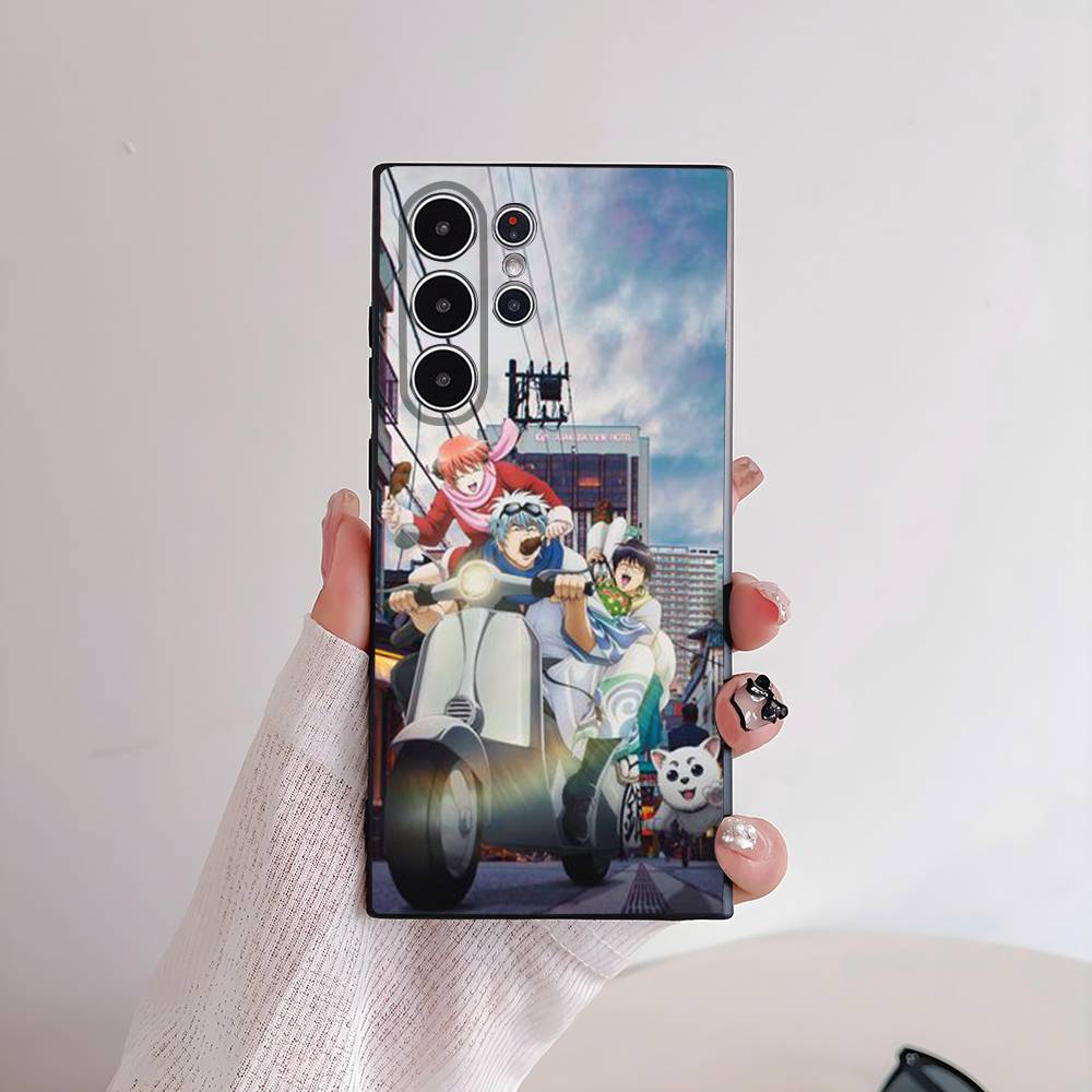 Anime gintoki gintama Phone Case for Samsung S series s21 s22 s23 s24 s25 FE Plus Ultra TPU Soft to Skin-friendly case