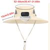 Quick Drying Hat for Kids with Cooling Fan Solar Powered Fisherman Hat Breathable Sunproof Caps for Outdoor Activity