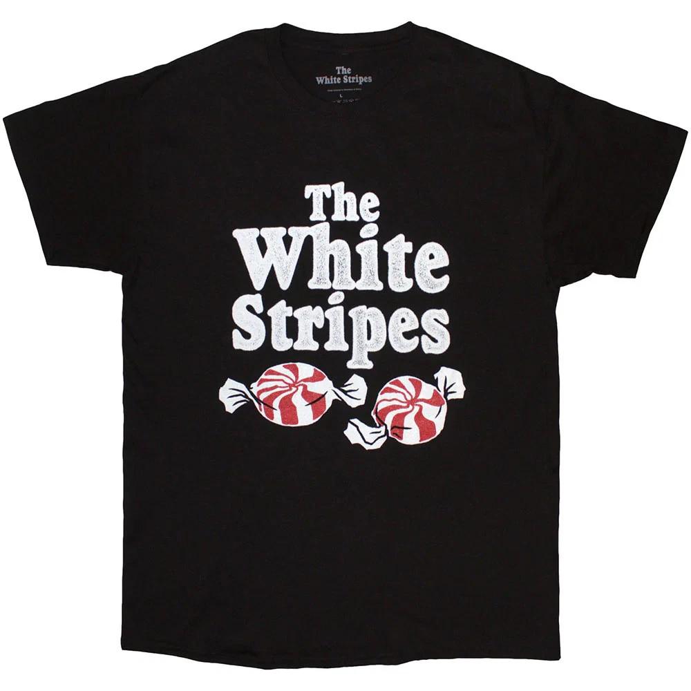 

The White Stripes T-Shirt: Peppermints (Black) OFFICIAL NEW S