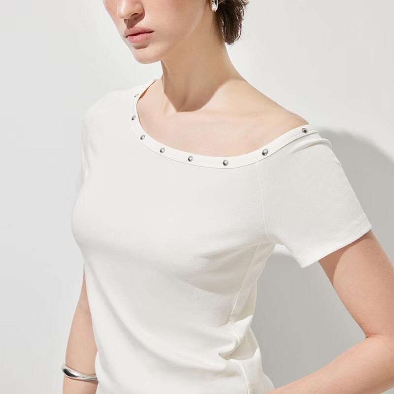 ONLY Women's Asymmetrical One-Shoulder T-shirt
