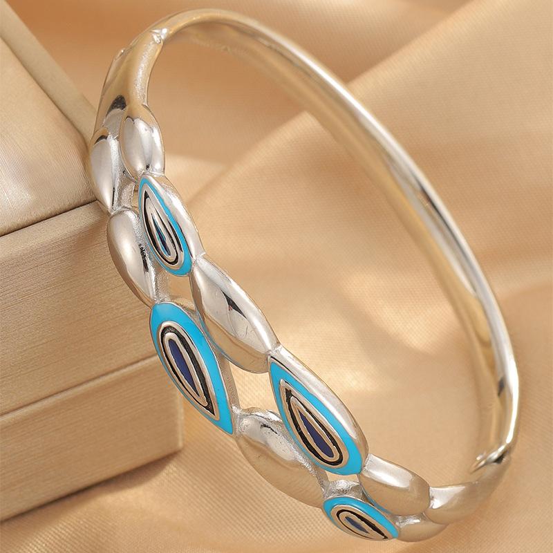 Couple Style Enamel Dripping Jewelry Fashion Versatile High Version Bracelet