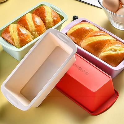 1Pc Silicone Baking Molds NonStick Rectangle Cake Pans Loaf Pan Easy Release Bread Toast Mould Kitchen Accessories Pastry Tool