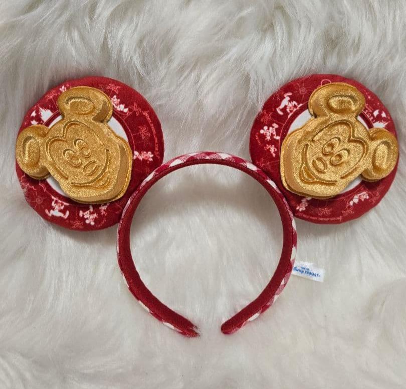 Disney Ears Headband Mickey Mouse Waffle Tokyo Resort Japan Limited