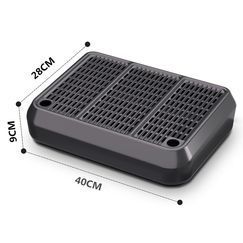 Stainless Steel Cat Litter Box with Anti-Splash Top-Entry Lid, Sizes S-XXXL.