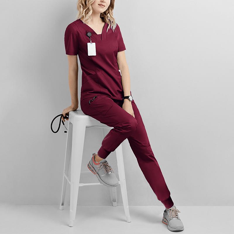 Elastic Quick-Dry Medical Workwear: Lightweight, Washable Gowns for Healthcare and Dental Professionals