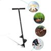 AIMOONSA Tarière manuelle hélicoïdale de jardin 15 cm x 85 cm – poignée T, acier