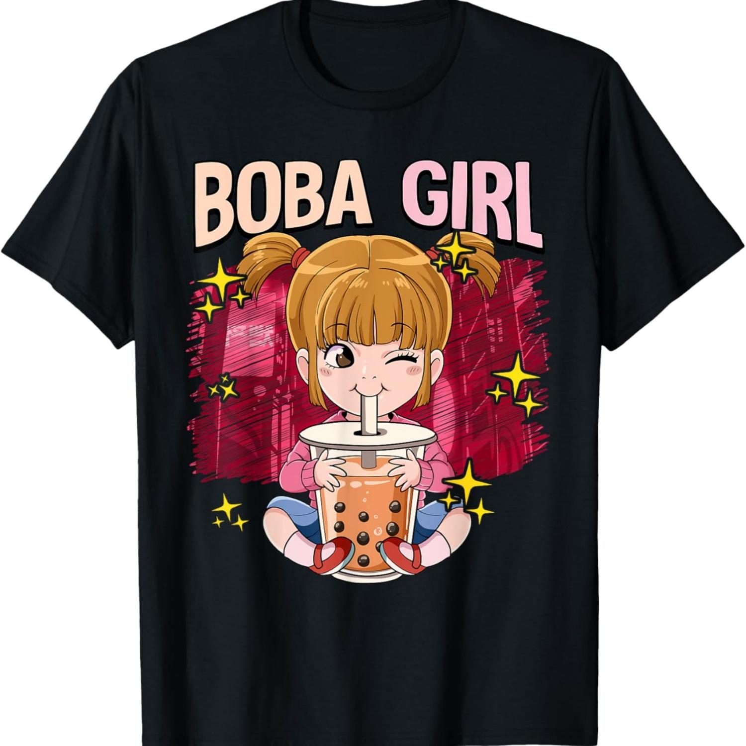 

Bubble Tea Girl Boba Tea Boba Girl T-Shirt XXXXXL чёрный