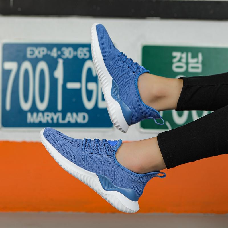 Fashion Ultra-light Plus Size Women's Flying Woven All-match Casual Sports Shoes Fashion Trend Women's High-quality Casual Running Shoes
