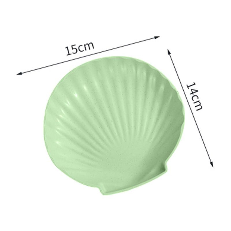 3Pcs Creative Plastic Fruit Plate, Snack Plate, Vegetable Plate, Bone Spitting Plate Snack Plate Nut Plate Dessert Plate