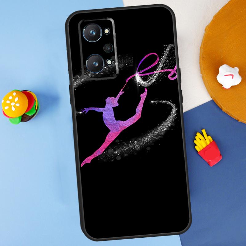 Love Gymnastics For Realme 14 13 12 10 11 Pro Plus GT 6 6T 5 GT7 Pro C55 C51 C21Y C25S C67 C75 C53 C61 Case