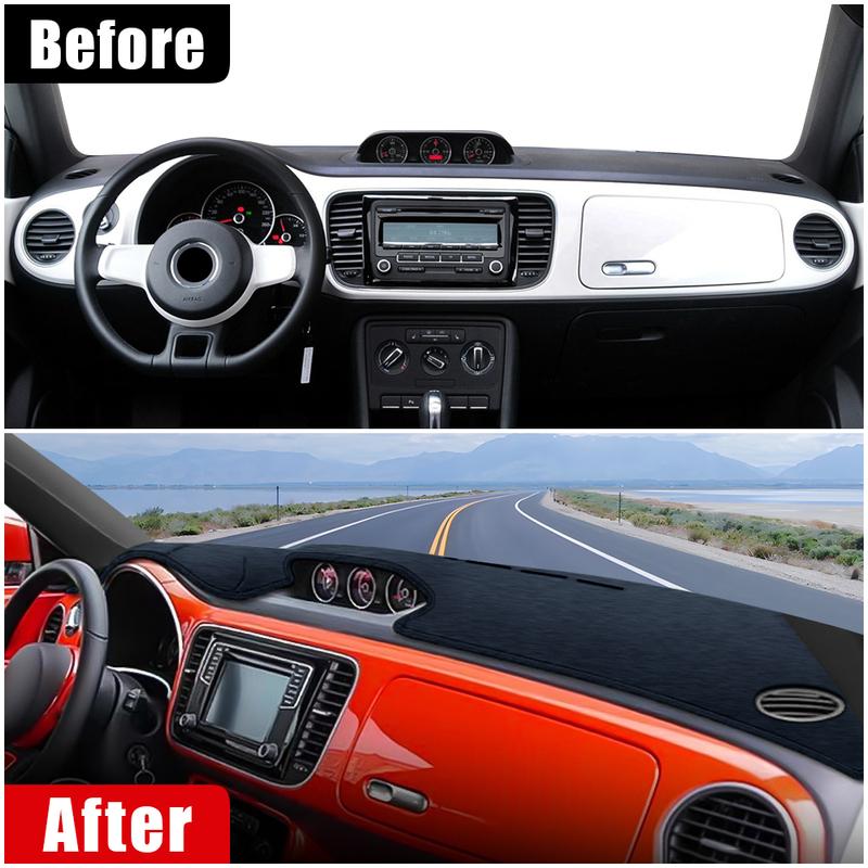 For Volkswagen VW New Beetle 2012 2013 2014 2015 2016 2017 2018 Car Dashboard Sun Shade Cover Non-slip Pad Accessories
