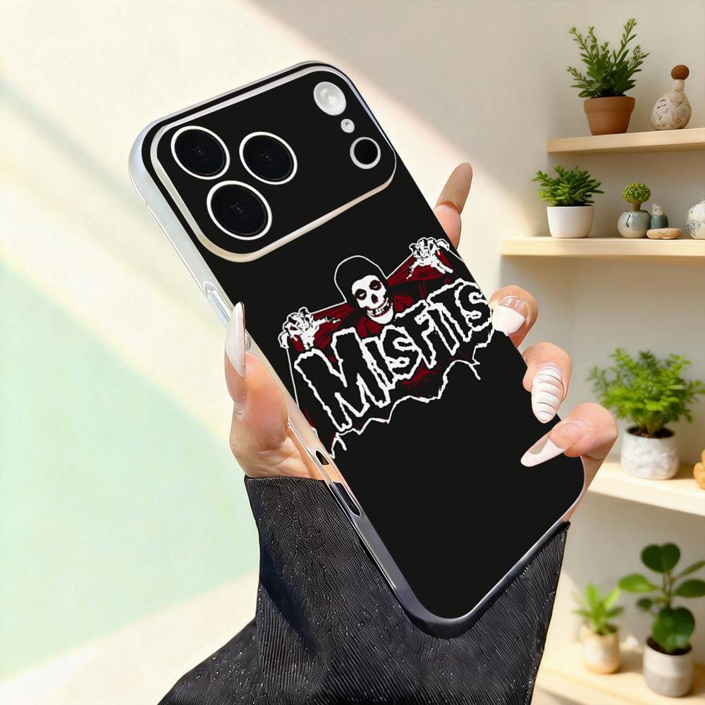 

Skull M-Misfits Rock Cool For iPhone 11,12,13,14,15,16,17,Pro,Max,Plus,Mini,SE4,E Phone Case With Magsafe Wireless iPhone12PRO