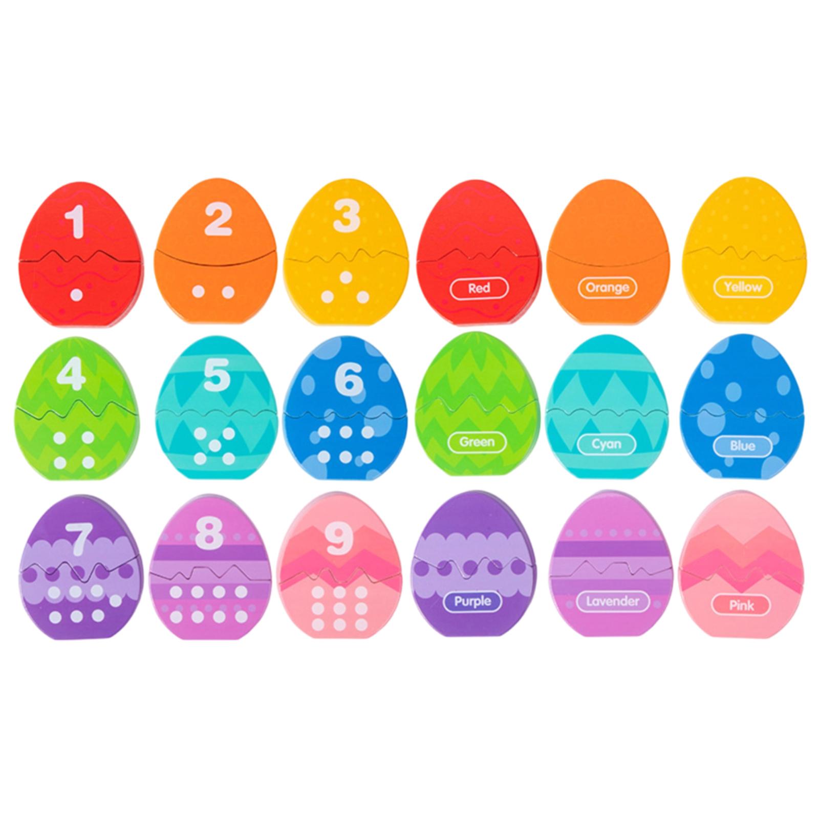 Children S Number And Color Dinosaur Matching Number Enlightenment Color Cognition Early Education Wooden Toy One Size