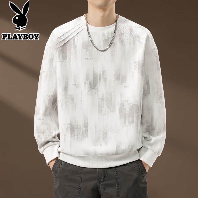 Playboy Men's Loose Fit Long Sleeve T-Shirt