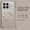 Fashion Matte Hard Frameless Magnetic Phone Case for Xiaomi Poco F9 Ultra F9 Pro F8 Ultra F8 Pro Metallic Paint Frosted Thin Back Cover