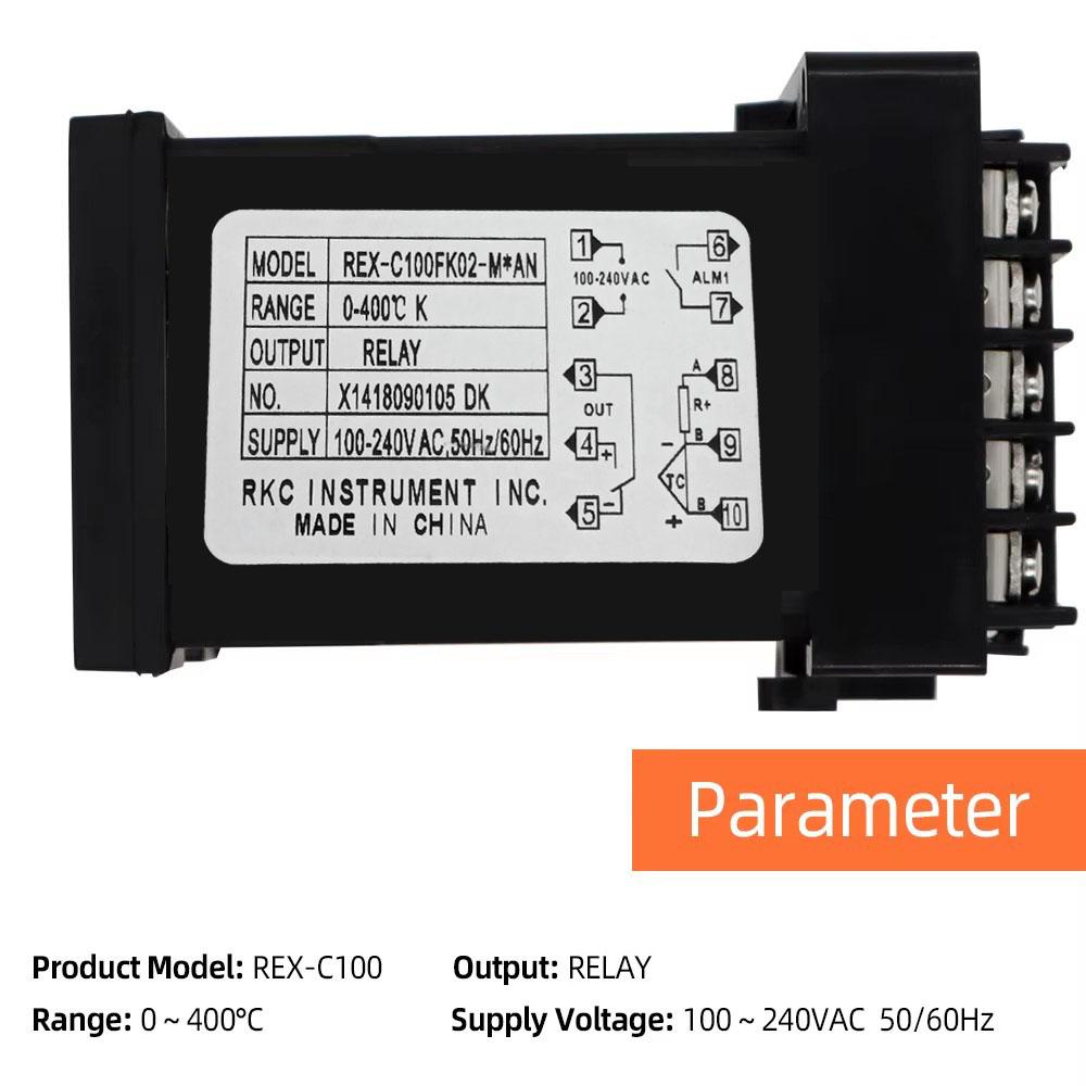 REX-C100/C700 Relay SSR Output Industrial Thermostat Digital PID Temperature Controller Universal Input Output Instrument