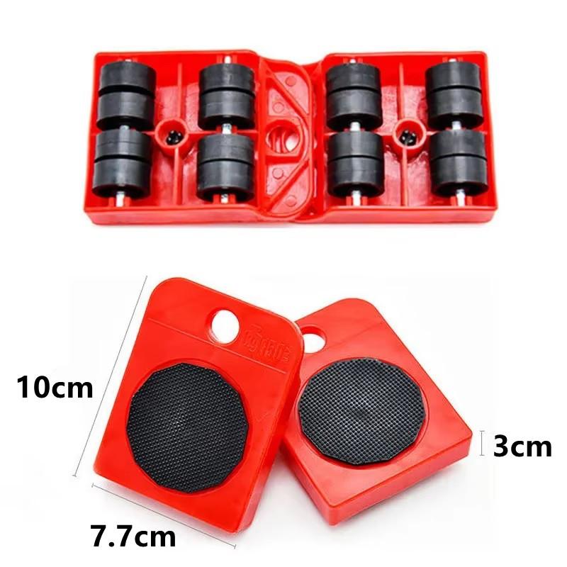Heavy Furniture Casters Moves Furniture Tool Transport Shifter Moving Wheel Slider Remover Furniture Mover Lifting Roller Wheel