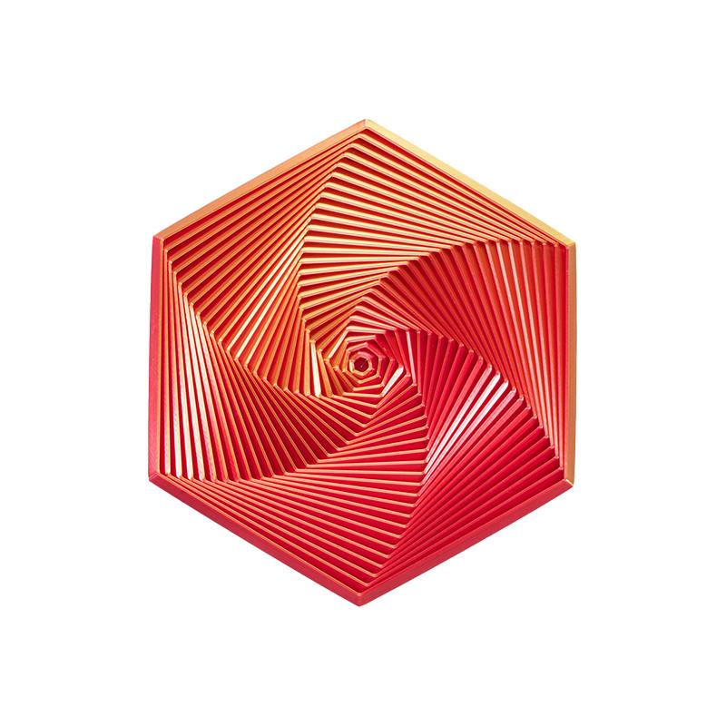 Fractal Fidget Šestiúhelník Dekompresní Hračky 3D Tisk Stolní Hračka pro Uvolnění Stresu Dětský Narozeninový Dárek Geometrická Fidget Hračka