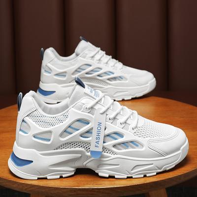 Men's Shoes Summer Breathable Net Shoes Men's Trend Everything Heightens Sports Running Daddy Shoes Fashion Shoes