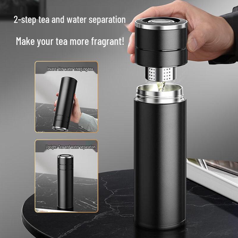 Xihe Car Thermos Tea Cup - Portable Stainless Steel