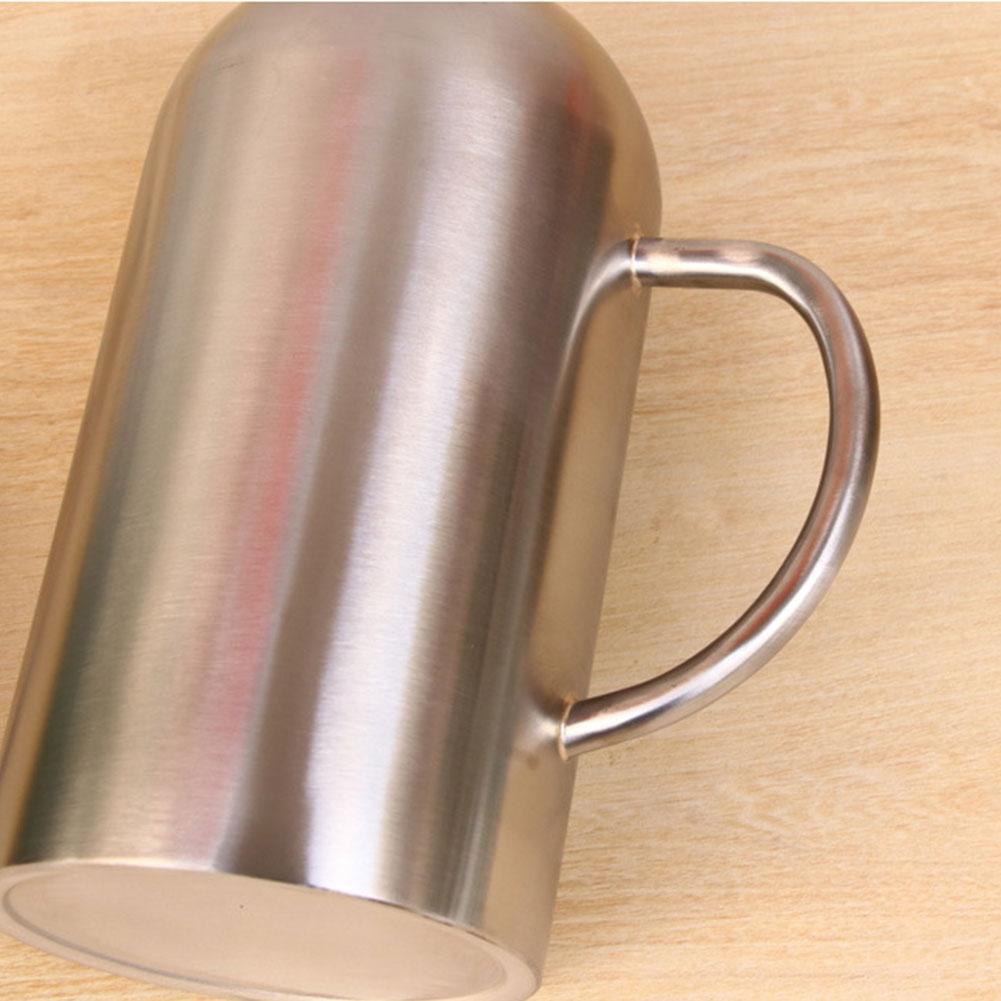 1,5L 304 Edelstahl Gießkanne Verlängerte Düse Grünpflanzen Gießkanne Gießkessel Gartengeräte