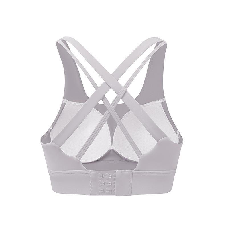 Women S Cross Back Fixed Cup Sports Bra For Yoga Running Fitness
