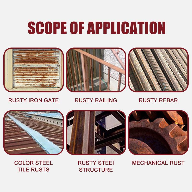 QC19 100g Metal Rust Remover Multifunctional Metal Parts Polishing and Refurbishing Agent Faucet Stainless Steel Rust Remover