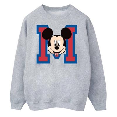 Mens Mickey Mouse Face Sweatshirt