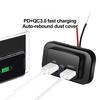 1 Set 18W Qc3.0 Usb A Port & 30W Pd Usb C Port 12V Rv Usb Outlet Charging Socket Panel With Led Light For Car Marine