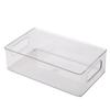 Transparente PET-Desktop-Aufbewahrungsbox für Kosmetika, Lippenstift, Hautpflege, Schmuck und Bürobedarf.