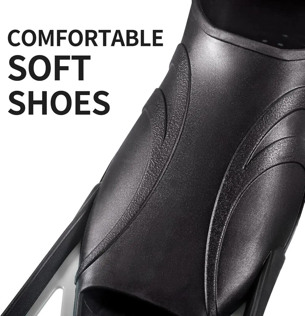 Adult Diving Fins Full Foot Scuba Swim Fins Anti-Slip Durable Snorkeling Gear Beach Training Practical Versatile