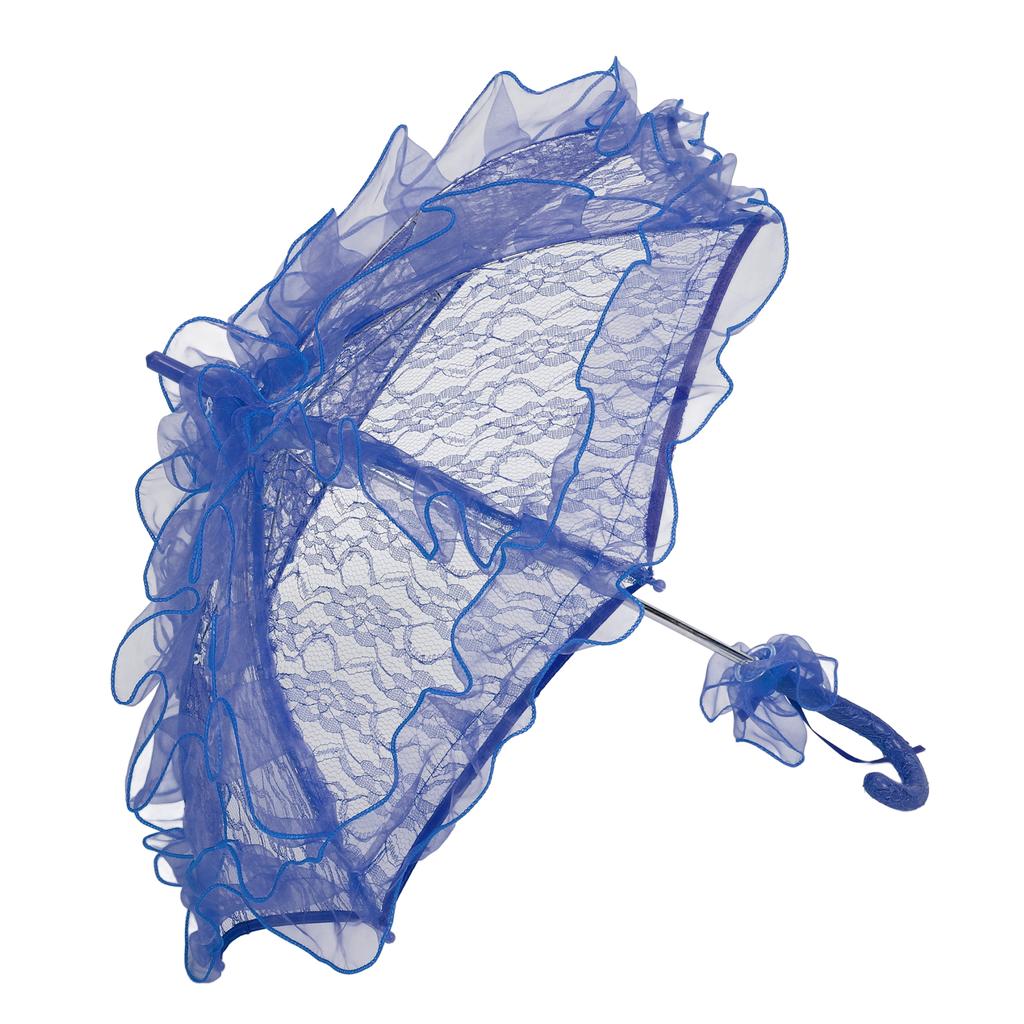 Lace Parasol Umbrella Hand Made Wedding Bridal Lace Umbrella Elegant Decorative Lace Umbrella